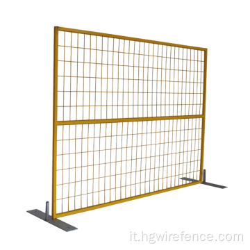 Pannelli di recinzione temporanea rivestiti in polvere in vendita